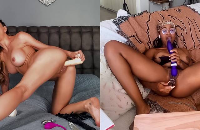 Общение подружек по видеосвязи - онлайн порно